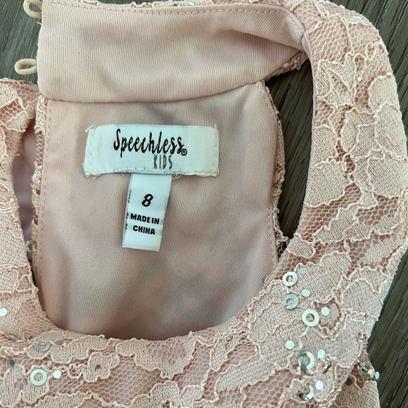 Big Girls Floral High Low Social Dress size 8 - Picture 6 of 9